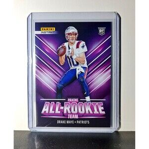 Drake Maye Rookie 2024 Panini NFL #4 All-Rookie Card NE Patriots​​ 1 of 314